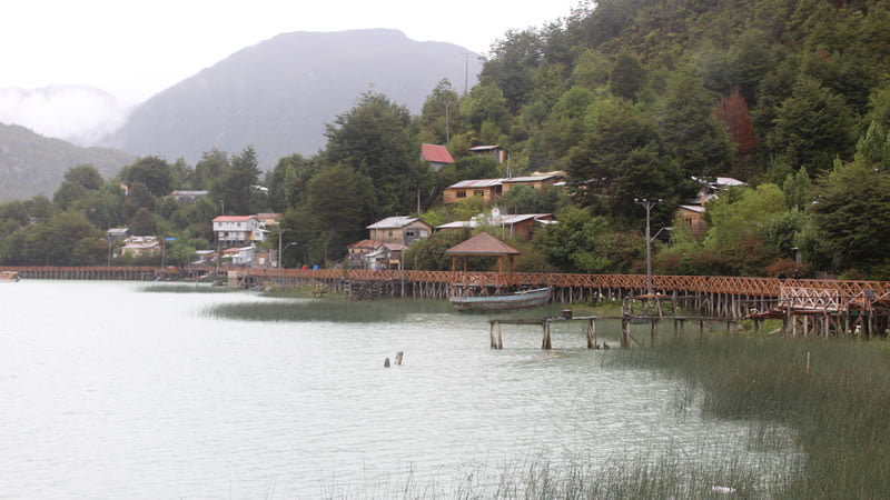 Vista caleta Tortel