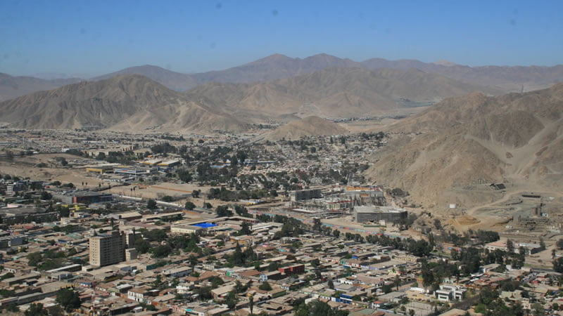 Cerro la cruz de Copiapo