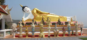 Buda en estado de nirvana en tailandia
