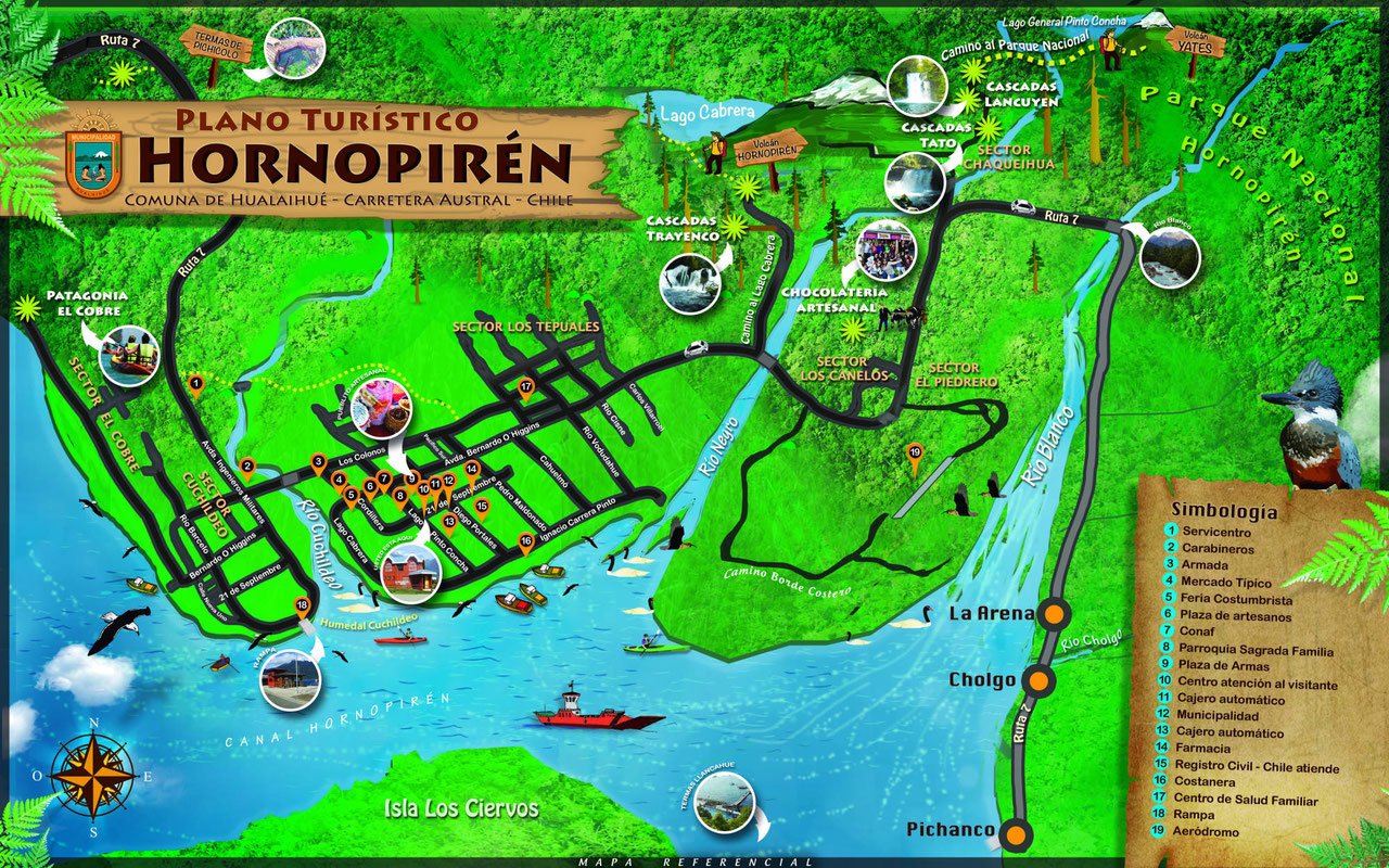 Mapa de Hornopiren