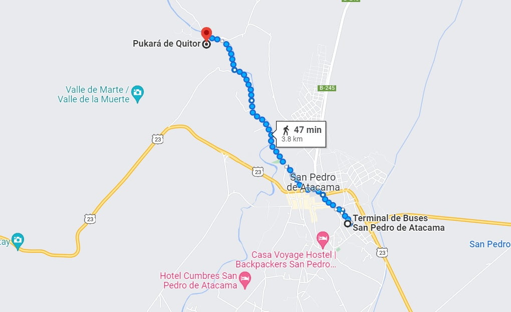 como llegar a Pukara de Quitor