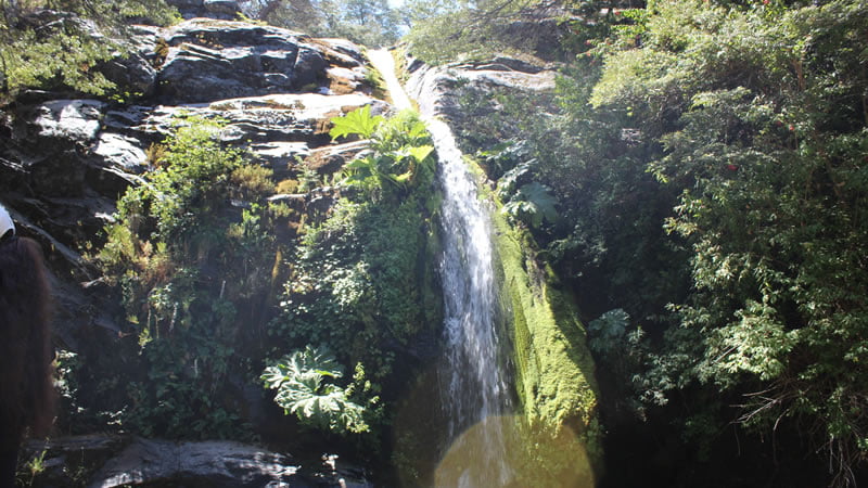 Parque Natural Tricahue cascada